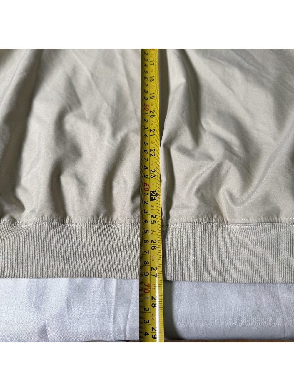 Vintage L.L.Bean Men's Wind Pullover V-Neck Shirt Tan Size Large Made in USA - Picture 7 of 7